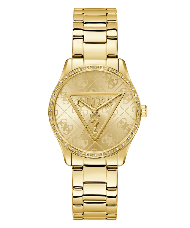 GUESS Ladies Gold Tone Analog Watch - GW0987L2