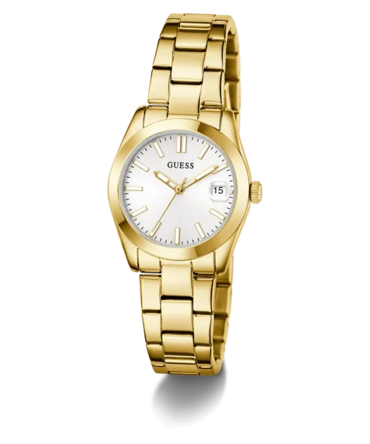 GUESS Ladies Gold Tone Date Watch - GW0934L2