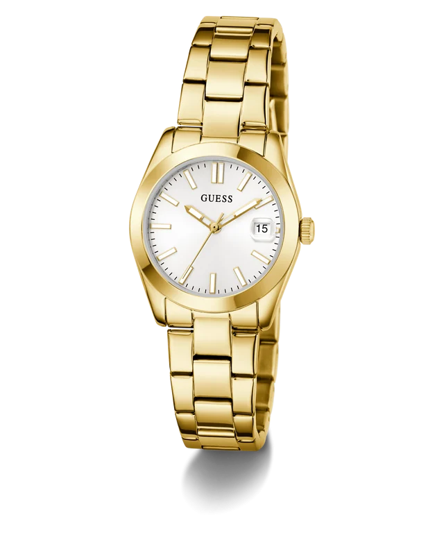GUESS Ladies Gold Tone Date Watch - GW0934L2
