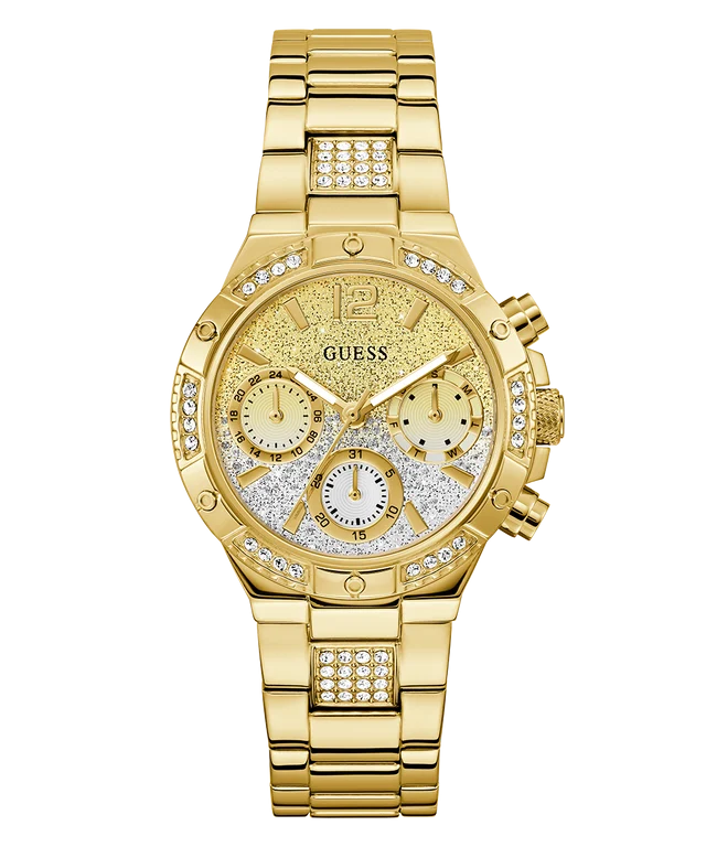 GUESS Ladies Gold Tone Multi-function Watch - GW0950L2
