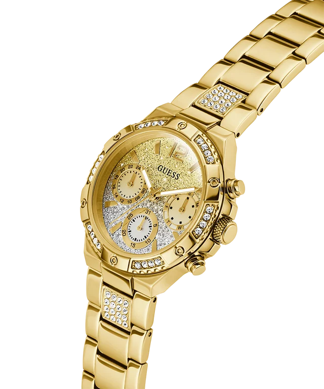 GUESS Ladies Gold Tone Multi-function Watch - GW0950L2