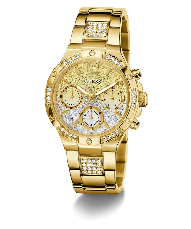 GUESS Ladies Gold Tone Multi-function Watch - GW0950L2