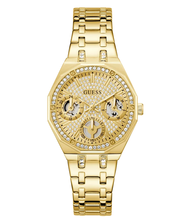 GUESS Ladies Gold Tone Multi-function Watch - GW0988L2
