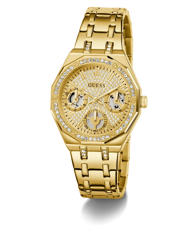 GUESS Ladies Gold Tone Multi-function Watch - GW0988L2