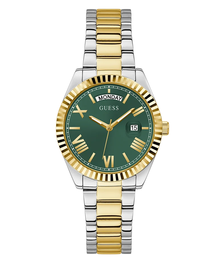 Guess Ladies Luna 2-Tone Gold & Silver Day/Date Watch - GW0308L5
