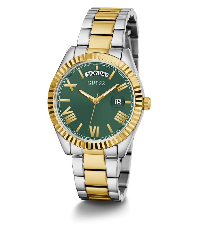 Guess Ladies Luna 2-Tone Gold & Silver Day/Date Watch - GW0308L5