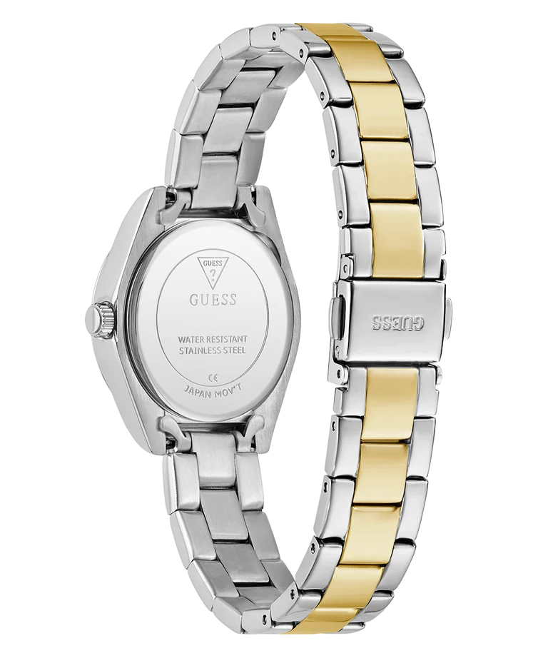 Guess Ladies Mini Luna Gold / Silver Tone, Gold Dial - GW0841L2