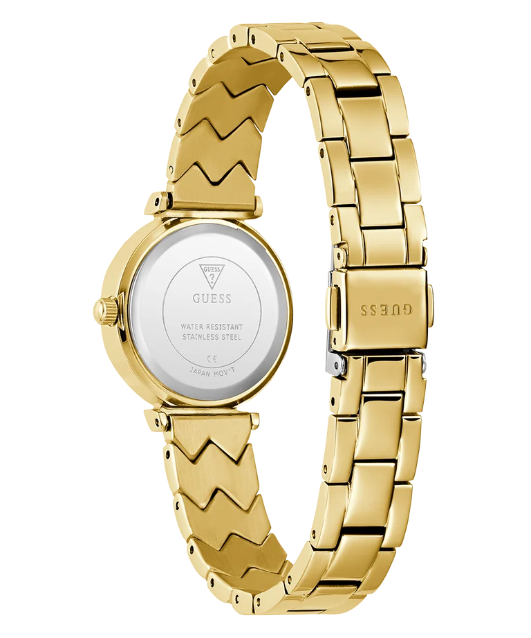Guess Ladies Mini Rumour Black Dial, Gold Case & Band  - GW0839L2