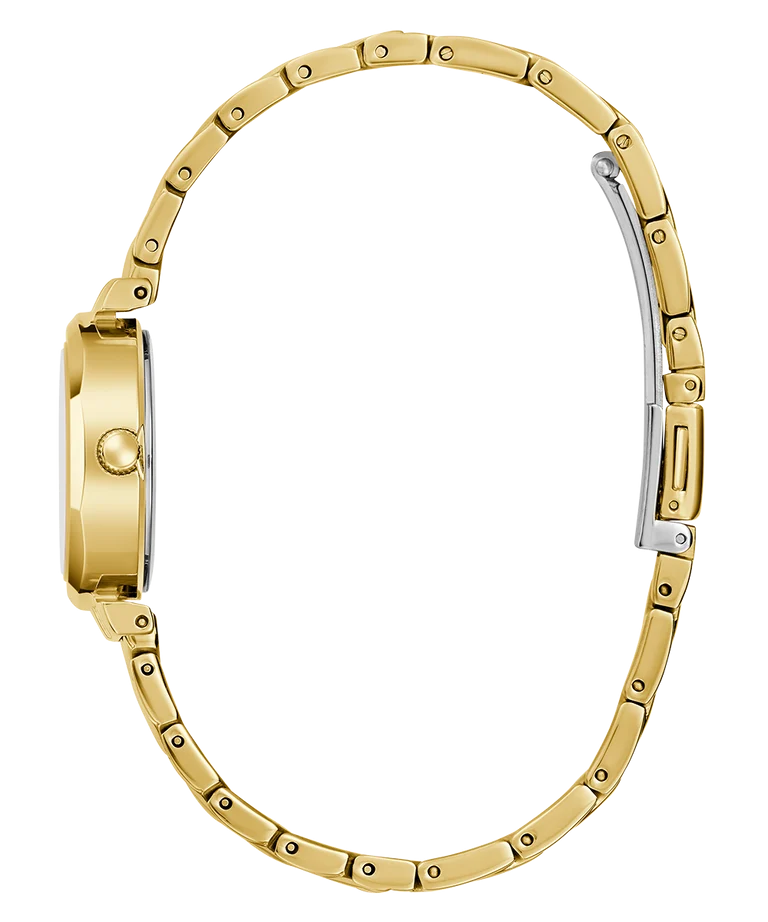 Guess Ladies Mini Rumour Black Dial, Gold Case & Band  - GW0839L2