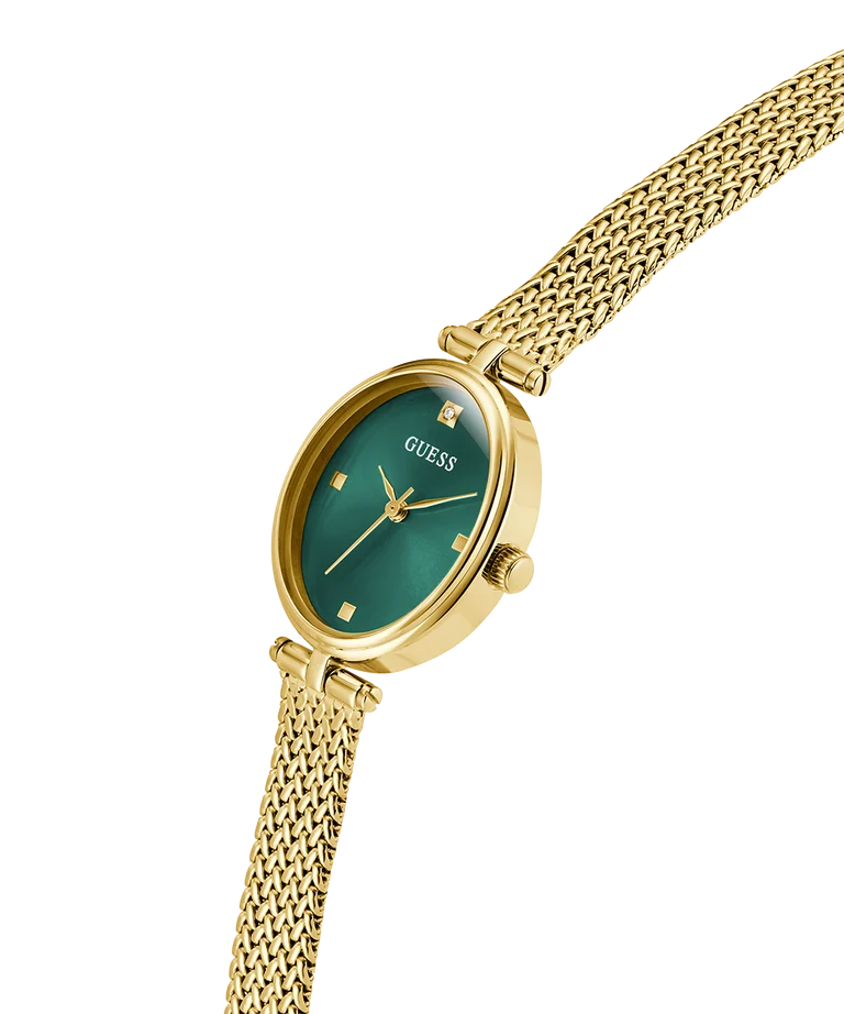 GUESS Ladies Ruby Gold Tone Analog Watch - GW0935L2
