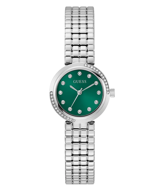 GUESS Ladies Silver Tone Analog Watch - GW0930L1