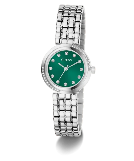 GUESS Ladies Silver Tone Analog Watch - GW0930L1