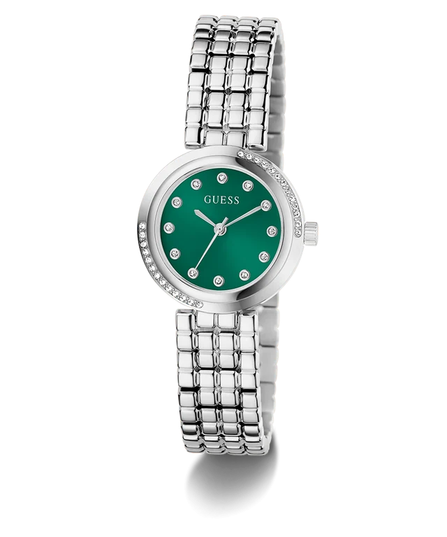 GUESS Ladies Silver Tone Analog Watch - GW0930L1