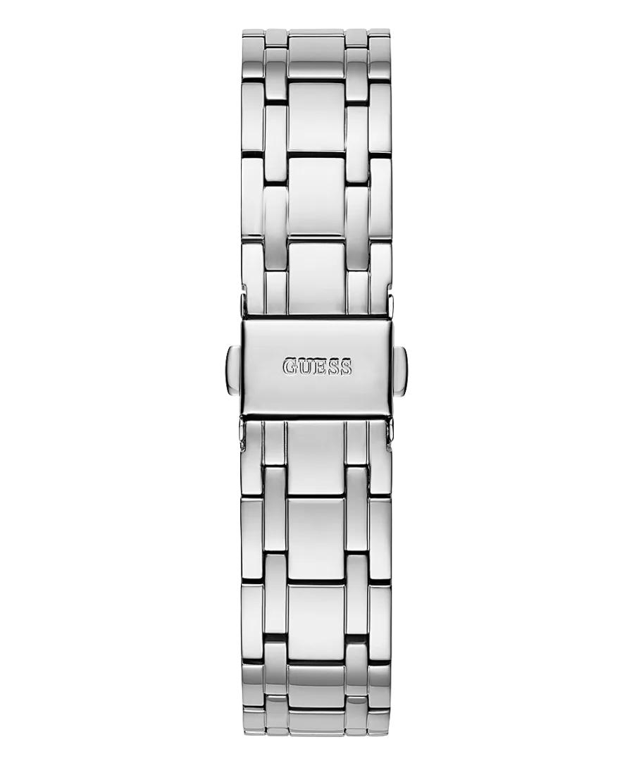 Guess Ladies Silver Tone Case Silver Tone Stainless Steel Watch - GW0033L7