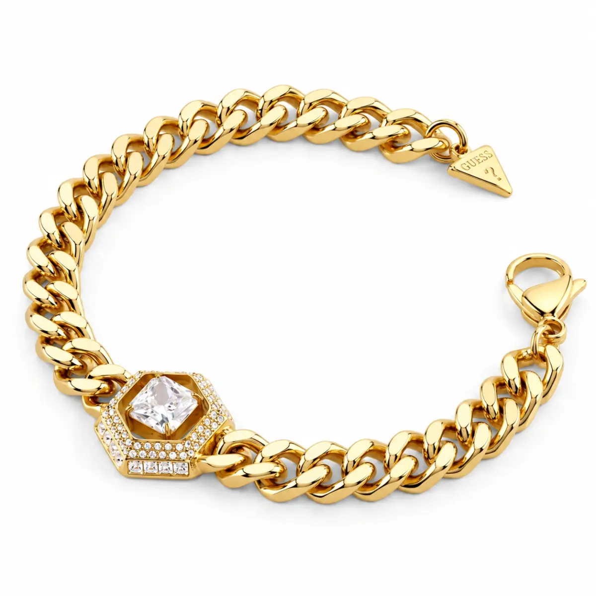 GUESS Lioness Queen Bracelet Gold-Tone Women's Statement Jewellery - JUBB06186JWYGL