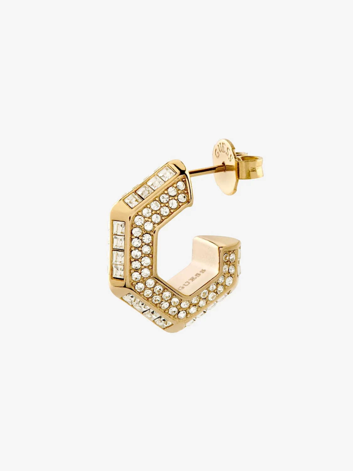 GUESS Lioness Queen Gold Crystal Earrings – JUBE06188JW-YG