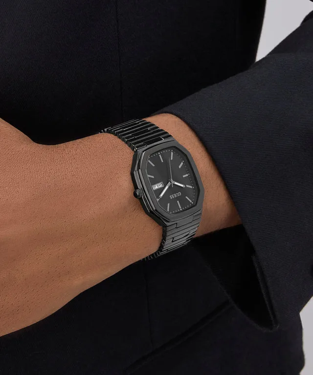 GUESS Mens Black Tone Date Watch - GW0978G4
