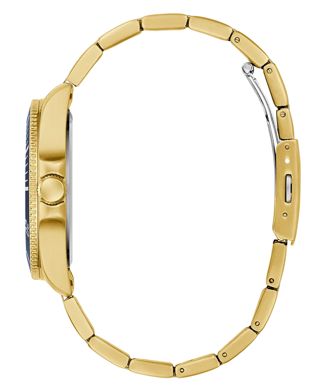 GUESS Mens Gold Tone Analog Watch - GW0968G2