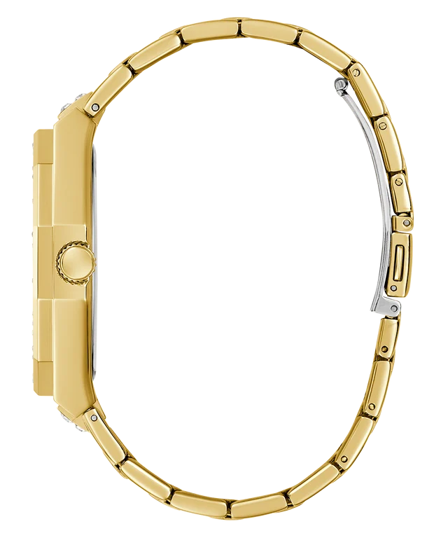 GUESS Mens Gold Tone Multi-function Watch - GW0960G2