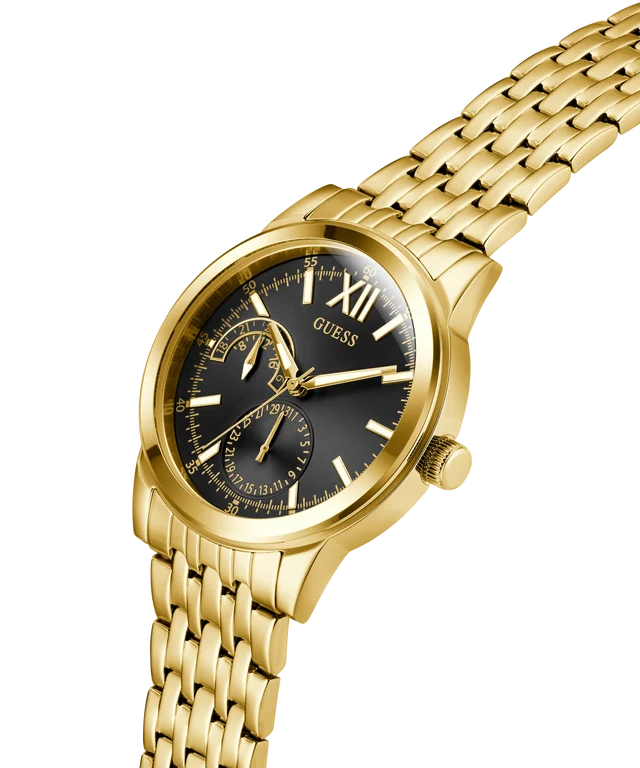 GUESS Mens Gold Tone Multi-function Watch - GW0976G2