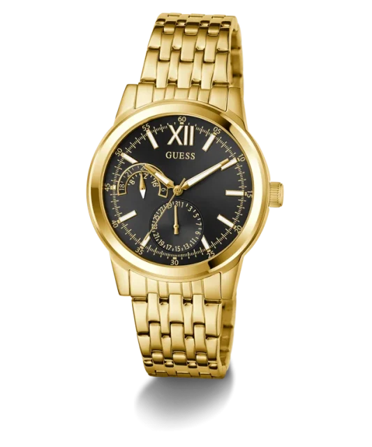 GUESS Mens Gold Tone Multi-function Watch - GW0976G2