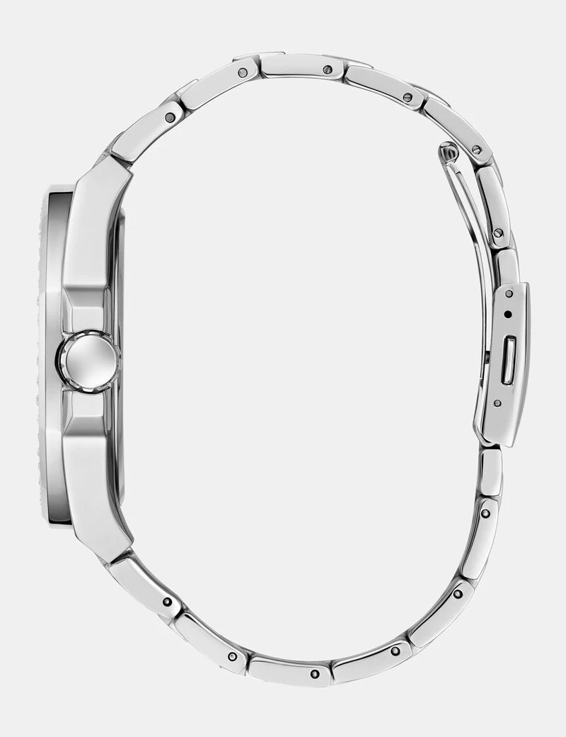Guess Mens Silver Tone Multi-function Watch - GW0785G3