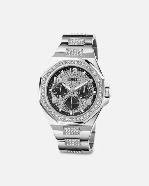 Guess Mens Silver Tone Multi-function Watch - GW0785G3