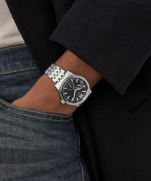 GUESS Mens Silver Tone Multi-function Watch - GW0976G1