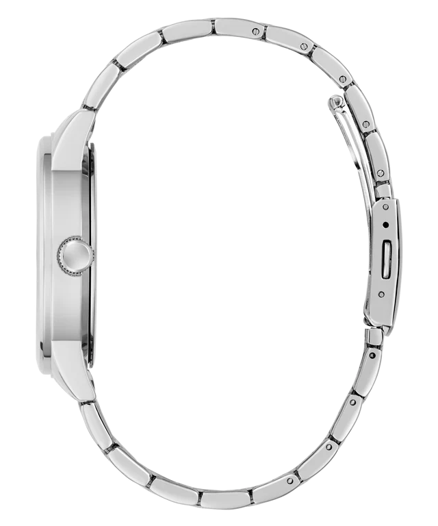GUESS Mens Silver Tone Multi-function Watch - GW0976G1