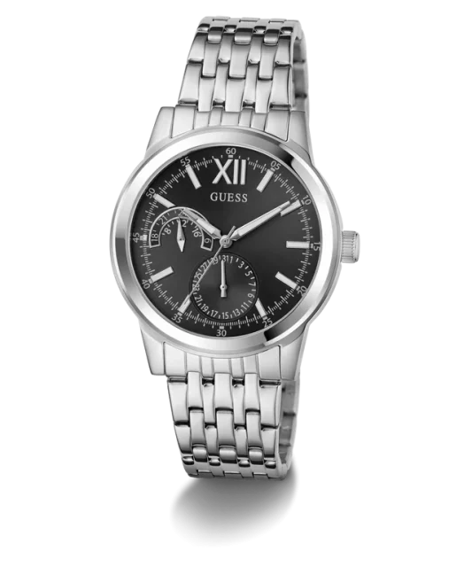 GUESS Mens Silver Tone Multi-function Watch - GW0976G1