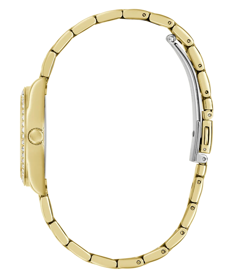 GUESS Mini Luna Teal GW0841L9 Ladies Mini Luna Gold Tone Analog Watch