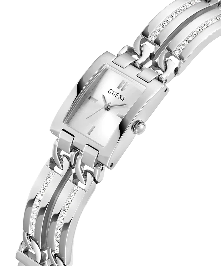 Guess MOD ID  Ladies Silver Tone Analog Watch - GW0668L1