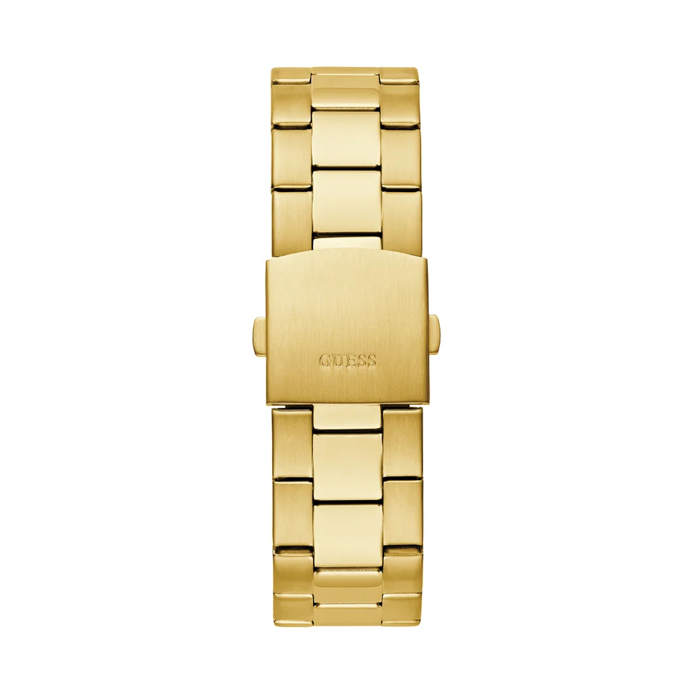 Guess Parker Gents Black Dial Gold Tone Gents Watch - GW0627G2