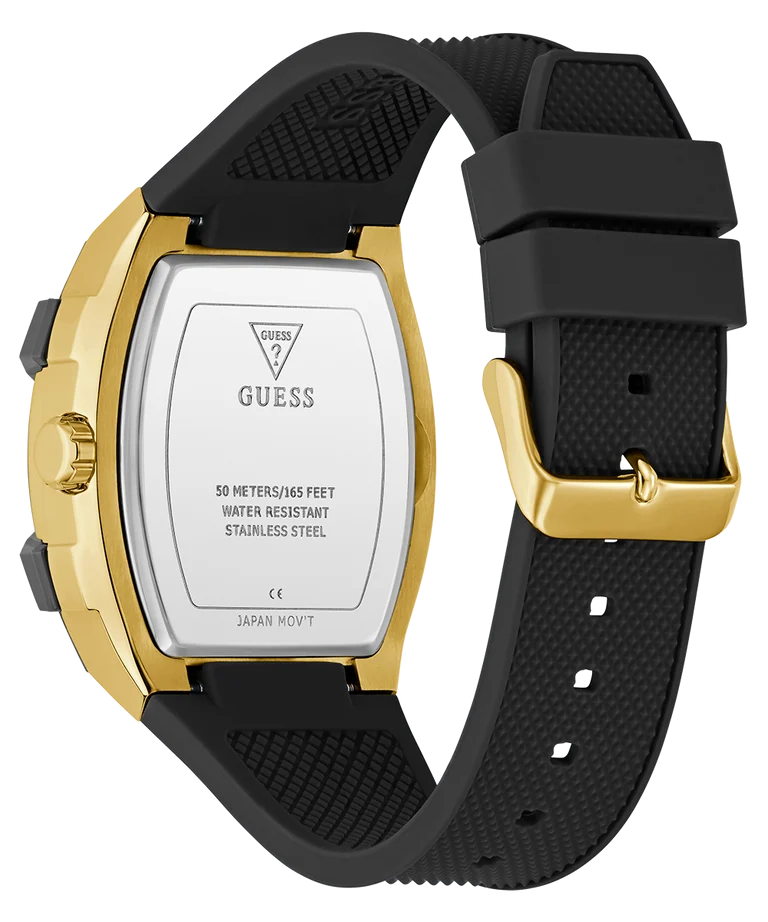 GUESS Dashboard Men's Gold Tone Multifunction Watch GW0798G2