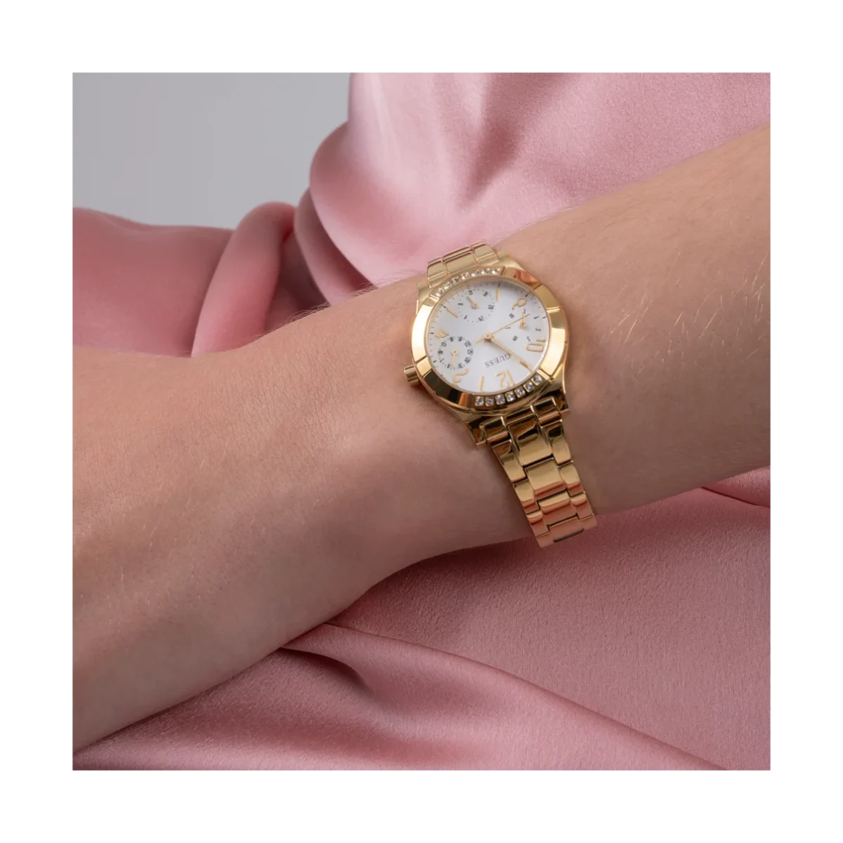 Guess Piper Gold Case Tone Stainless Steel Watch - GW0413L2