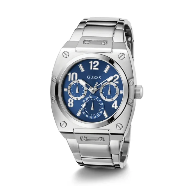 Guess Prodigy Blue Dial Men's Stainless Steel Watch - GW0624G1