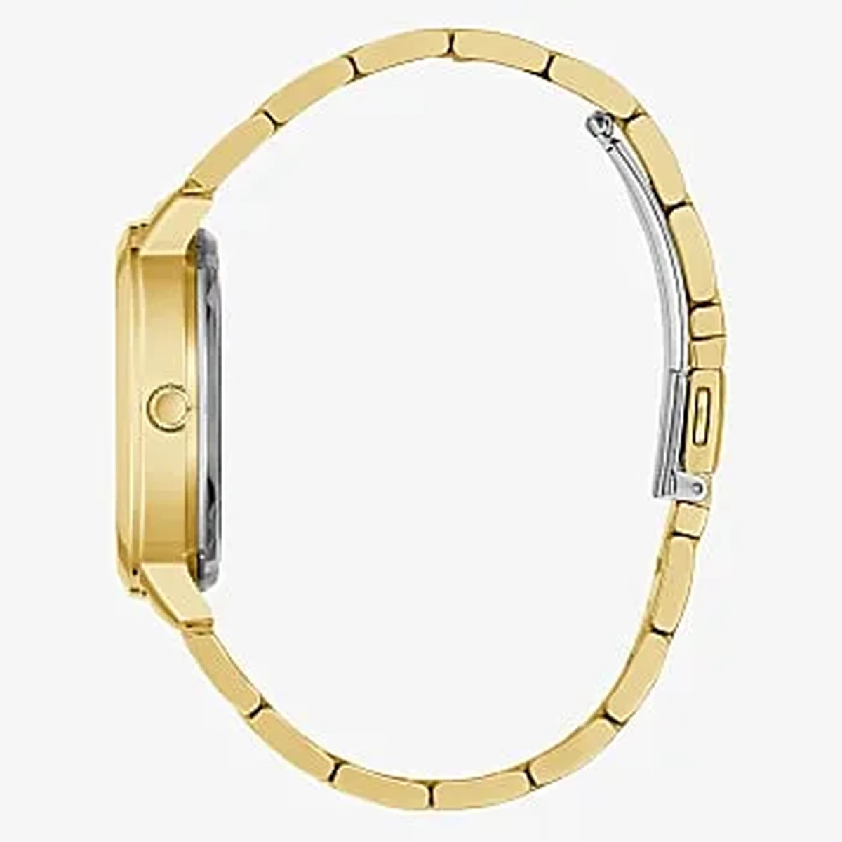GUESS QUATTRO CLEAR GOLD TONE WATCH - GW0300L2