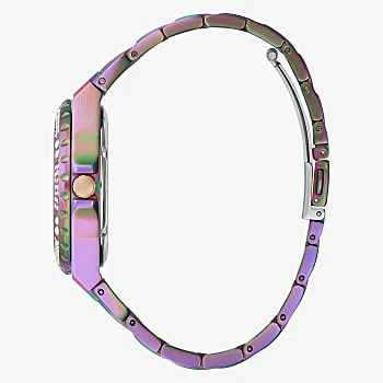 Guess Reveal Iridescent Case Iridescent Stainless Steel Watch - GW0302L3