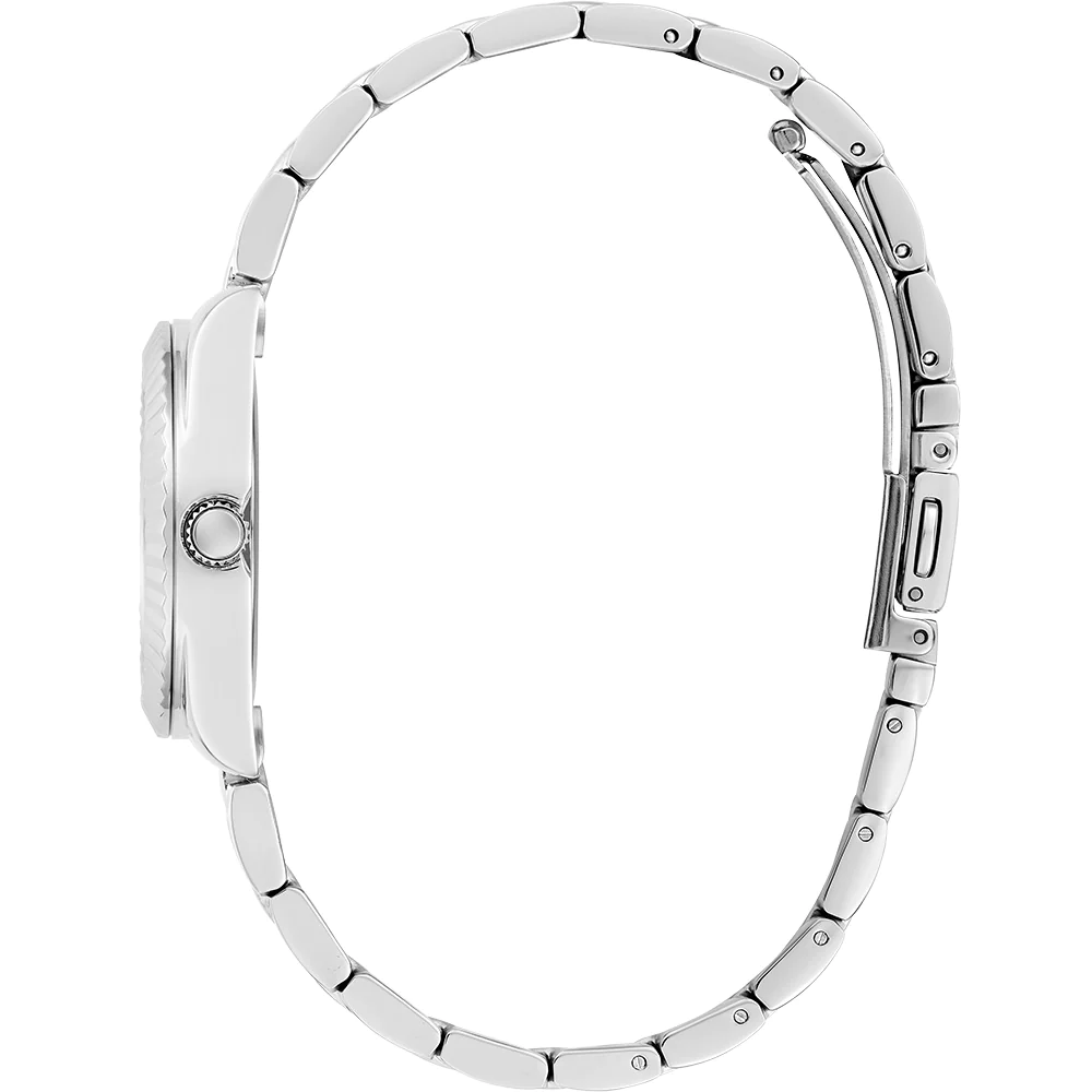 Guess Silver Tone Mini Luna Vintage Link Watch - GW0687L1