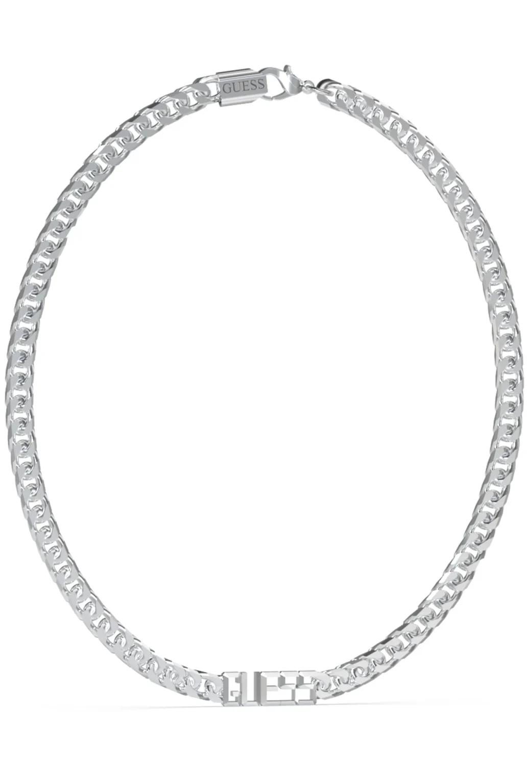 Guess Stainless Steel 21" Vegas Guess Logo 7mm Necklace