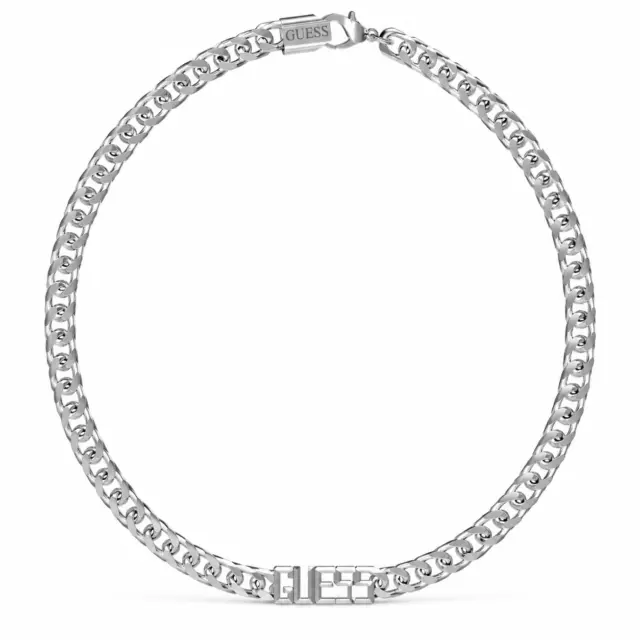 Guess Stainless Steel 21" Vegas Guess Logo 7mm Necklace