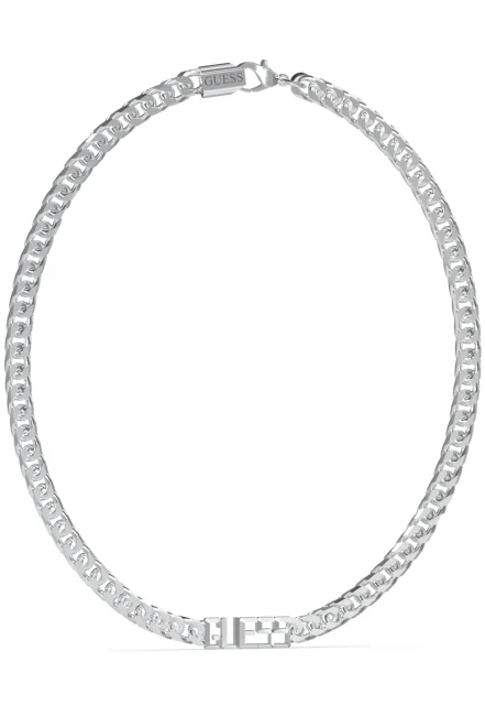Guess Stainless Steel 21" Vegas Guess Logo 7mm Necklace