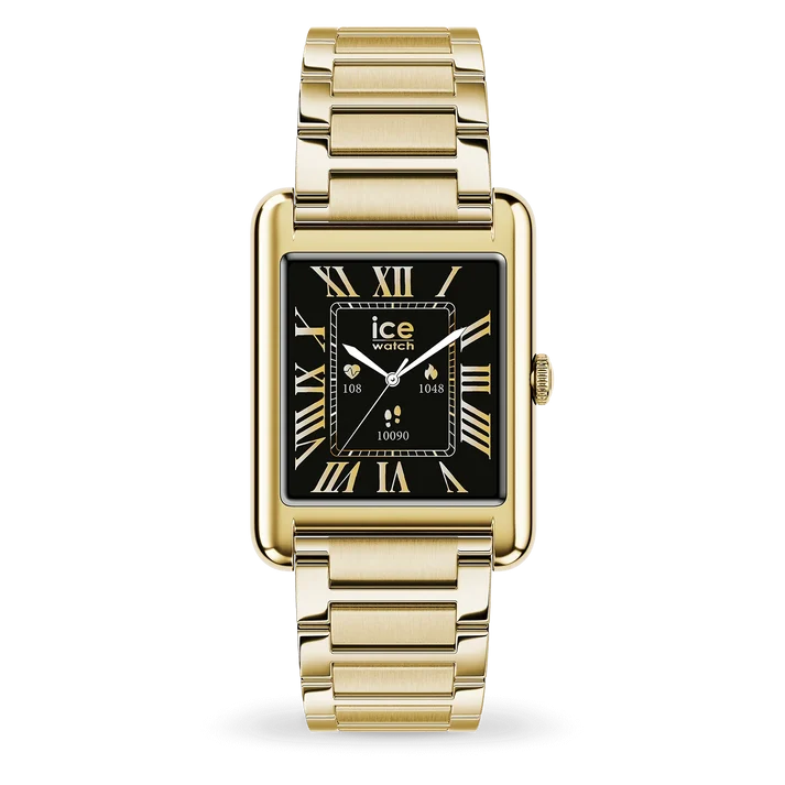 ICE Smart TKS 2.0 Rectangular 1.41 Gold AMOLED Smartwatch Stainless Steel Bracelet - 025287