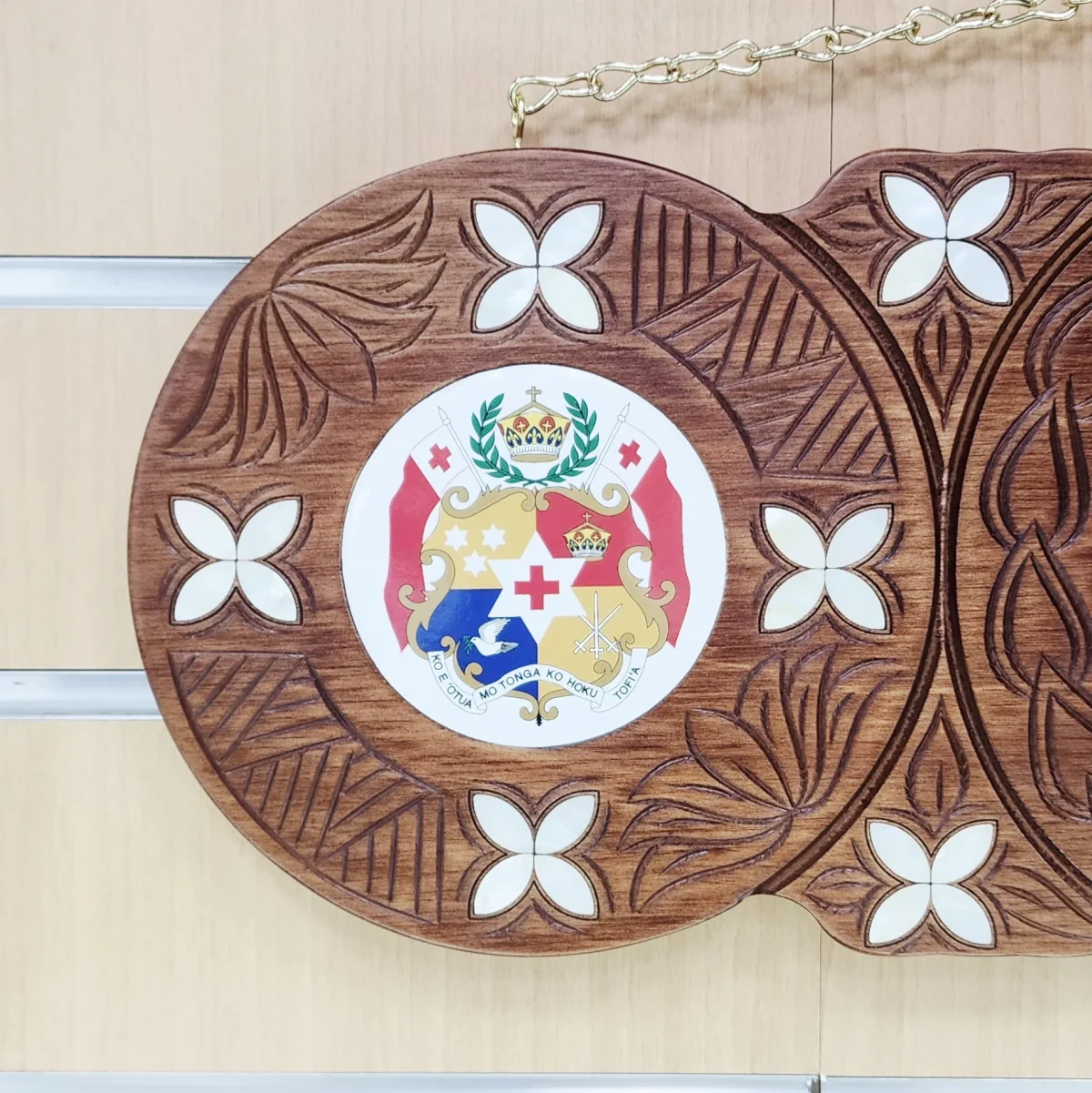 Island Design 21st Birthday Key – Tongan Sila | Handcrafted Tulip Wood Keepsake | Made in New Zealand - WM439MOPTS