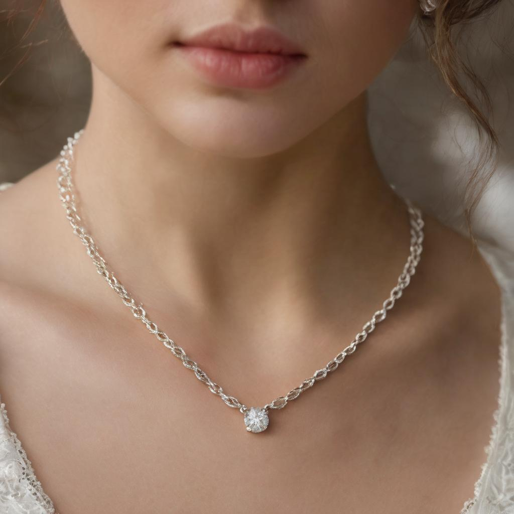 medium-length Sterling Silver chain