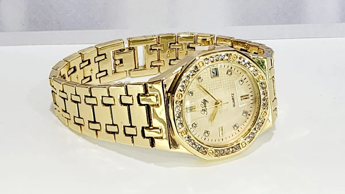 Ladies HIDY Fashion Dress Watch Gold Tone Case & Dial Watch - Design 2401