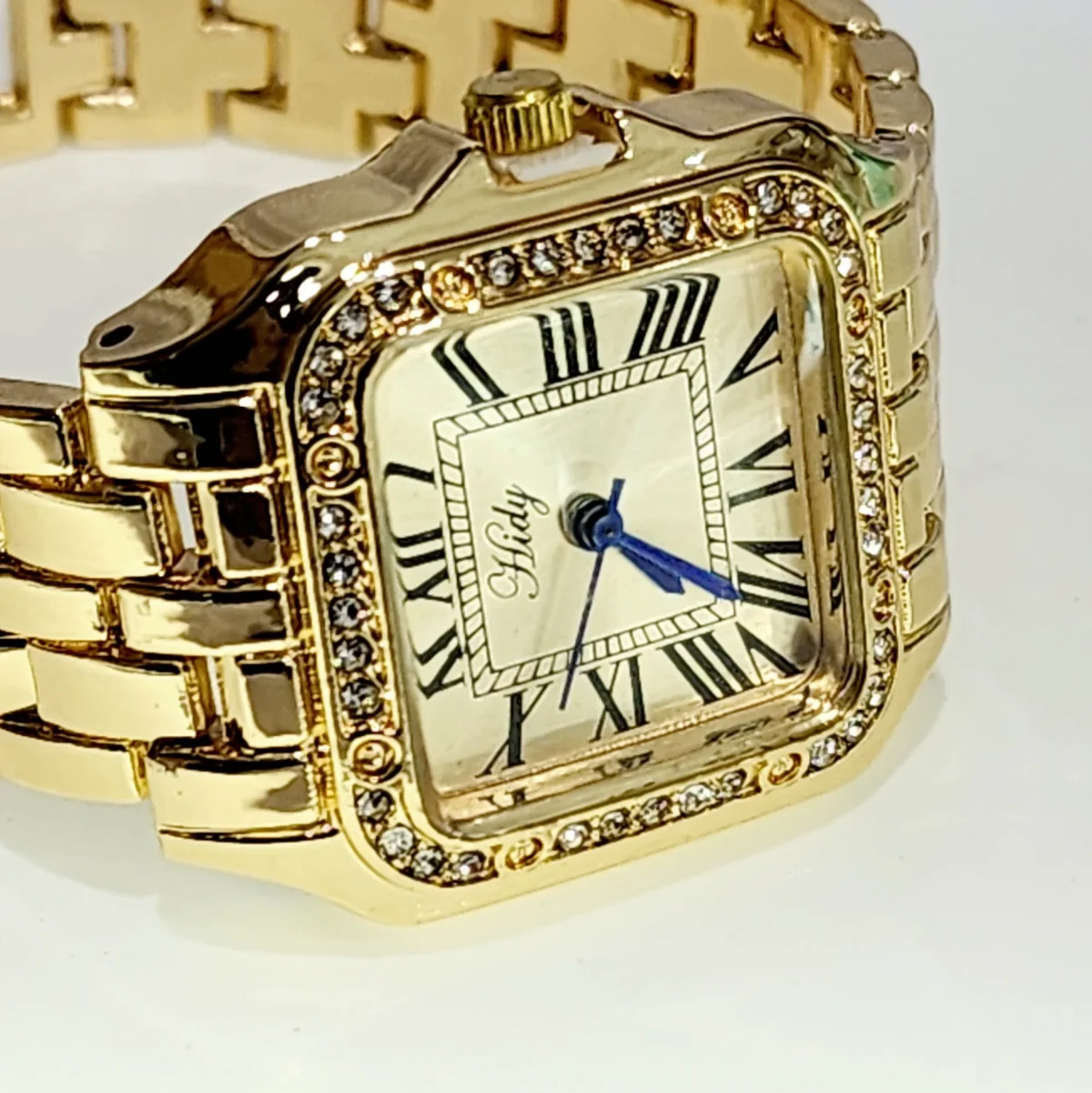 Ladies HIDY Fashion Dress Watch Gold Tone Case Gold Dial Watch - Design 2406