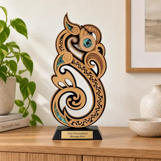 Large Freestanding Manaia Carving