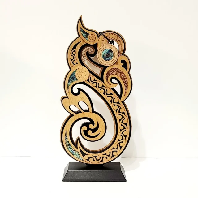 Large Freestanding Manaia Carving
