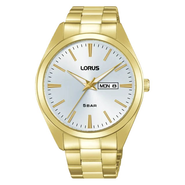 Lorus Gents Quartz 50m WR, Day & Date - RJ668AX-9
